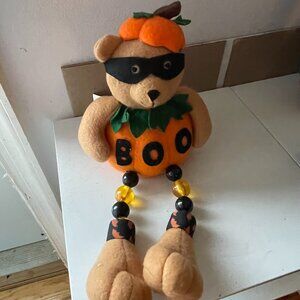 Avon Halloween Mini-Sitters BOO Pumpkin Decorative Shelf Sitter